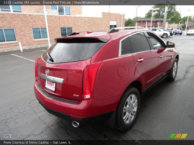 Crystal Red Tintcoat / Shale/Brownstone 2012 Cadillac SRX Luxury