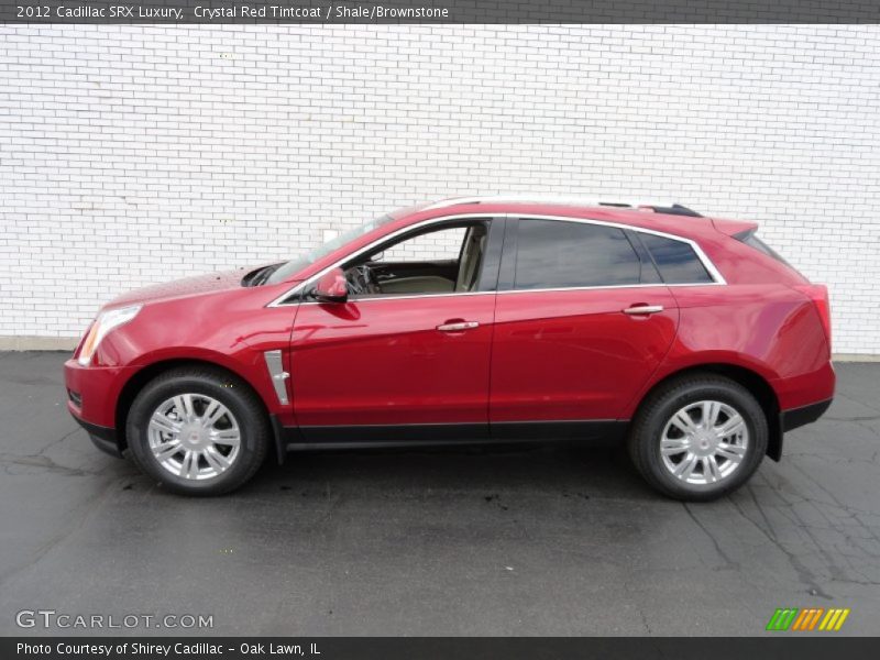 Crystal Red Tintcoat / Shale/Brownstone 2012 Cadillac SRX Luxury