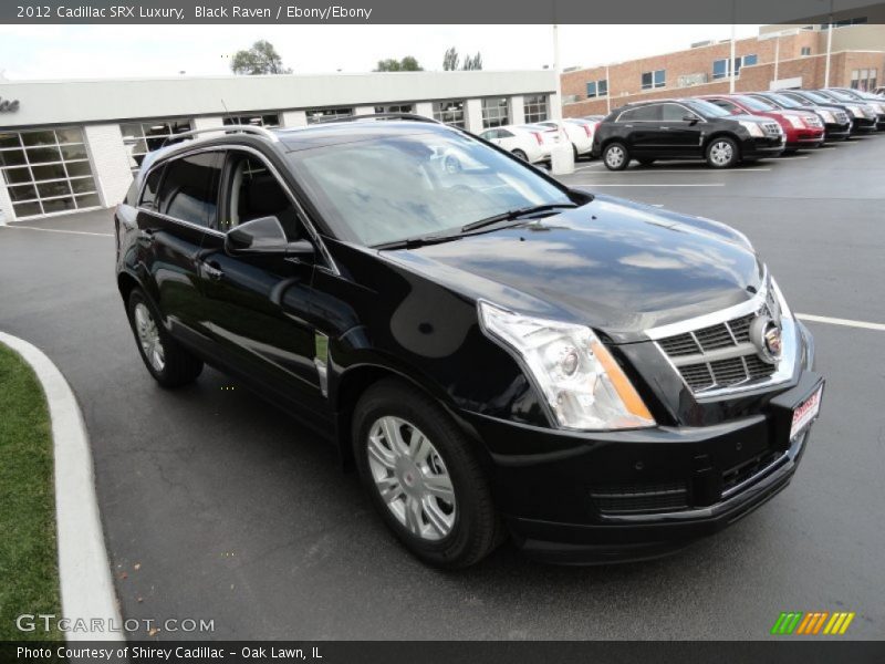 Black Raven / Ebony/Ebony 2012 Cadillac SRX Luxury