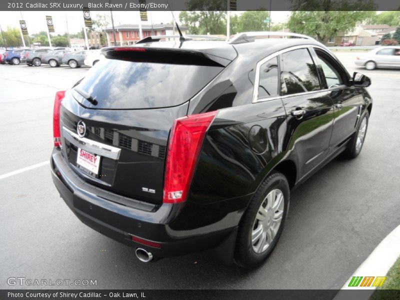 Black Raven / Ebony/Ebony 2012 Cadillac SRX Luxury