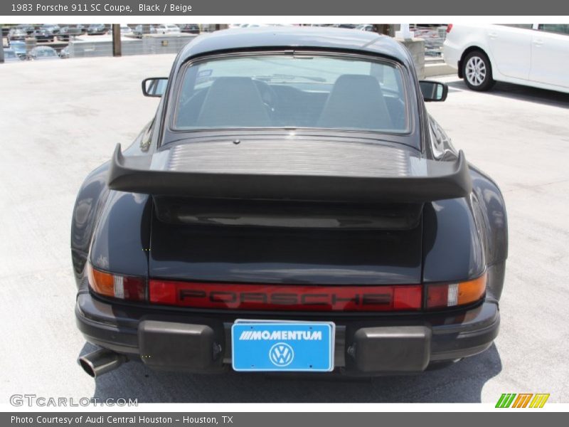 Black / Beige 1983 Porsche 911 SC Coupe