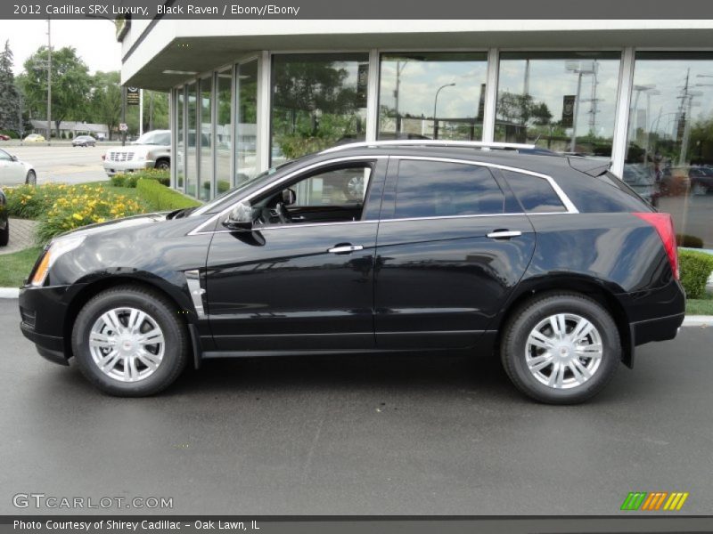 Black Raven / Ebony/Ebony 2012 Cadillac SRX Luxury