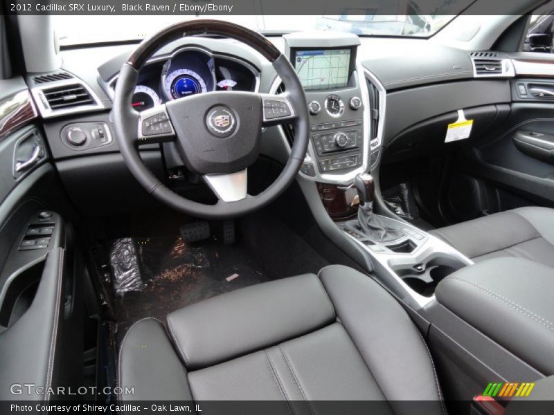 Black Raven / Ebony/Ebony 2012 Cadillac SRX Luxury