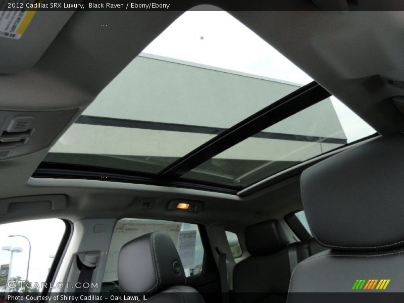 Black Raven / Ebony/Ebony 2012 Cadillac SRX Luxury