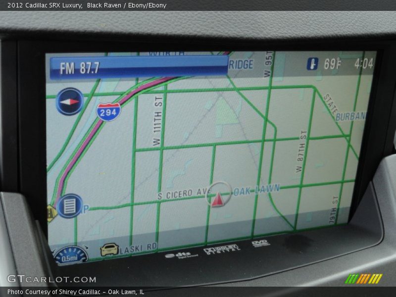 Black Raven / Ebony/Ebony 2012 Cadillac SRX Luxury
