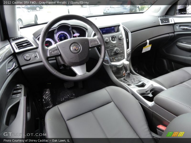 Gray Flannel Metallic / Ebony/Ebony 2012 Cadillac SRX FWD