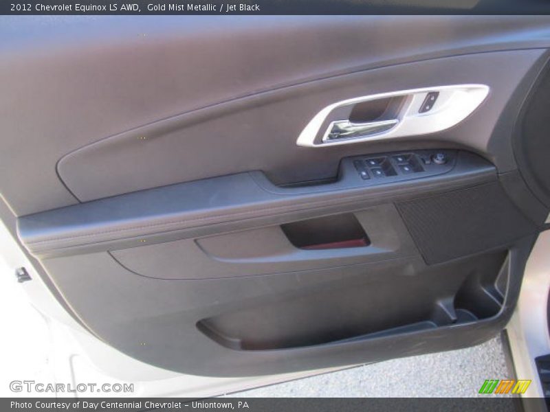 Gold Mist Metallic / Jet Black 2012 Chevrolet Equinox LS AWD