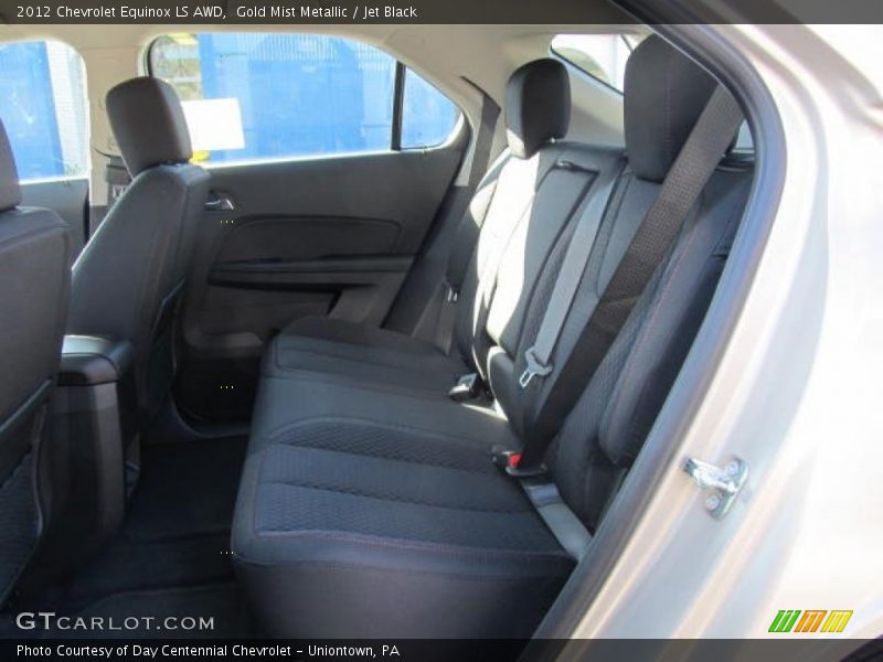 Gold Mist Metallic / Jet Black 2012 Chevrolet Equinox LS AWD