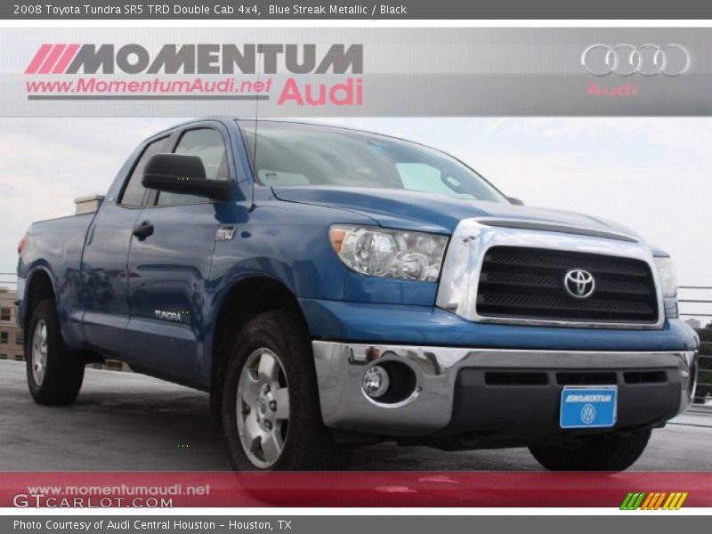 Blue Streak Metallic / Black 2008 Toyota Tundra SR5 TRD Double Cab 4x4