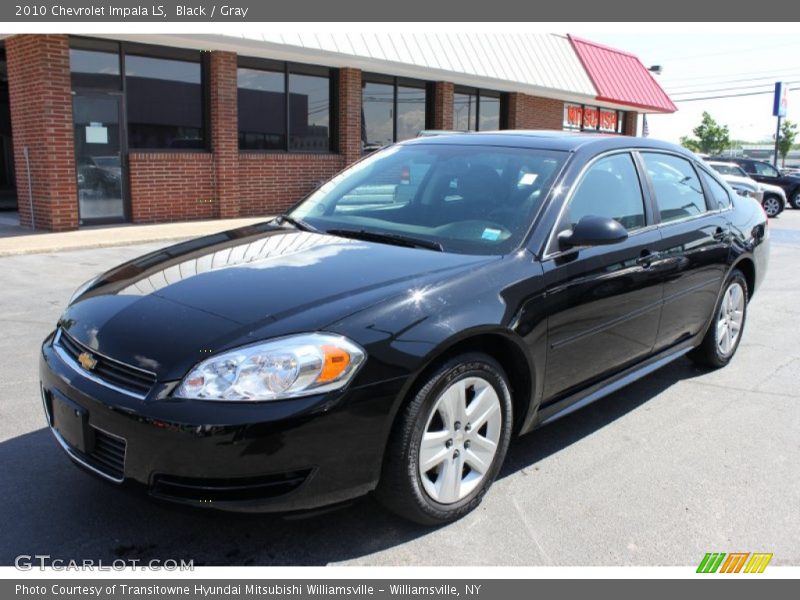 Black / Gray 2010 Chevrolet Impala LS