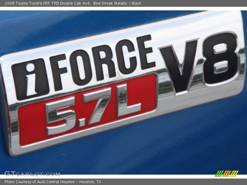 Blue Streak Metallic / Black 2008 Toyota Tundra SR5 TRD Double Cab 4x4