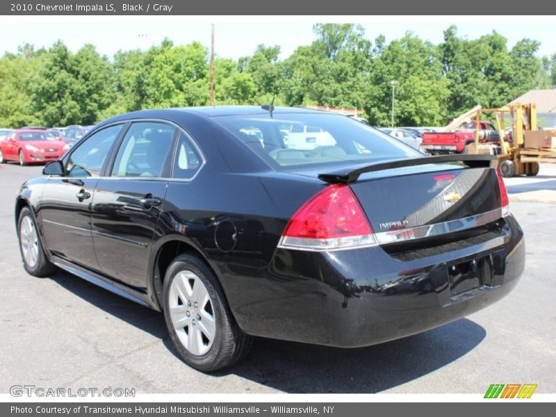 Black / Gray 2010 Chevrolet Impala LS