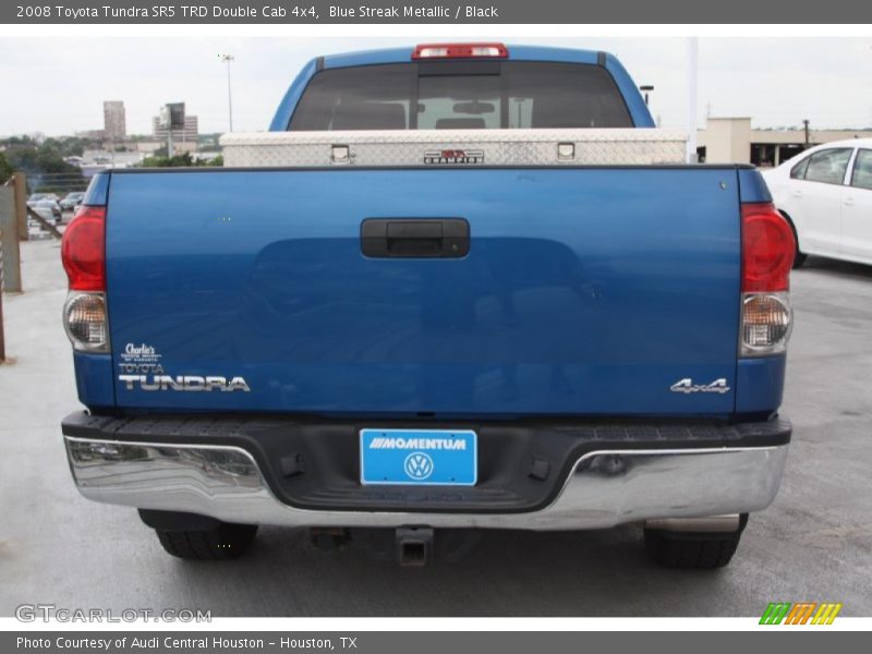 Blue Streak Metallic / Black 2008 Toyota Tundra SR5 TRD Double Cab 4x4
