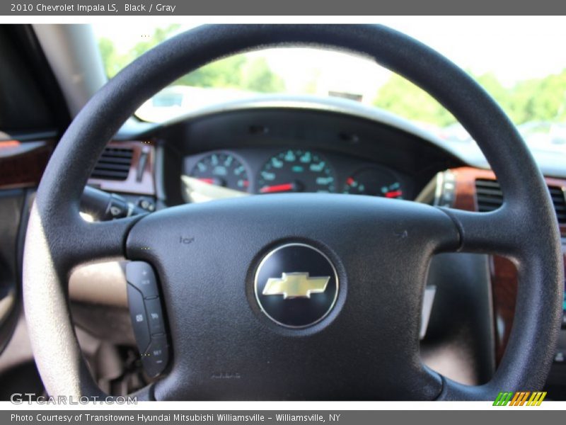 Black / Gray 2010 Chevrolet Impala LS