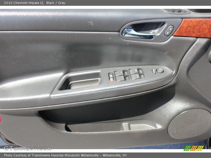 Black / Gray 2010 Chevrolet Impala LS