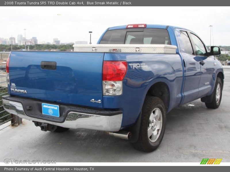 Blue Streak Metallic / Black 2008 Toyota Tundra SR5 TRD Double Cab 4x4