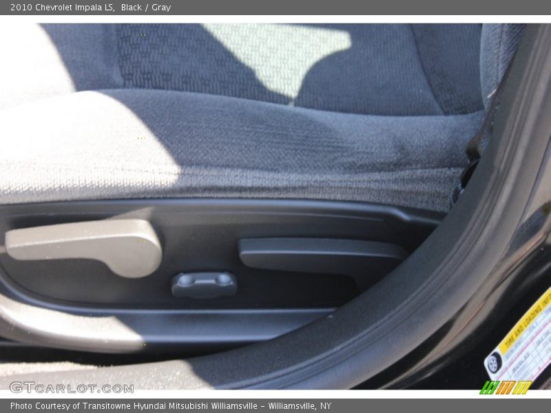 Black / Gray 2010 Chevrolet Impala LS