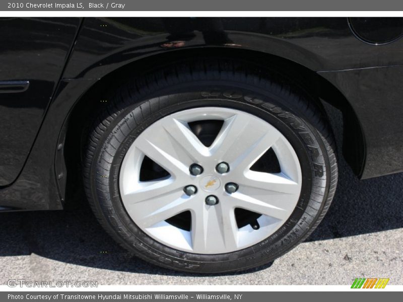 Black / Gray 2010 Chevrolet Impala LS