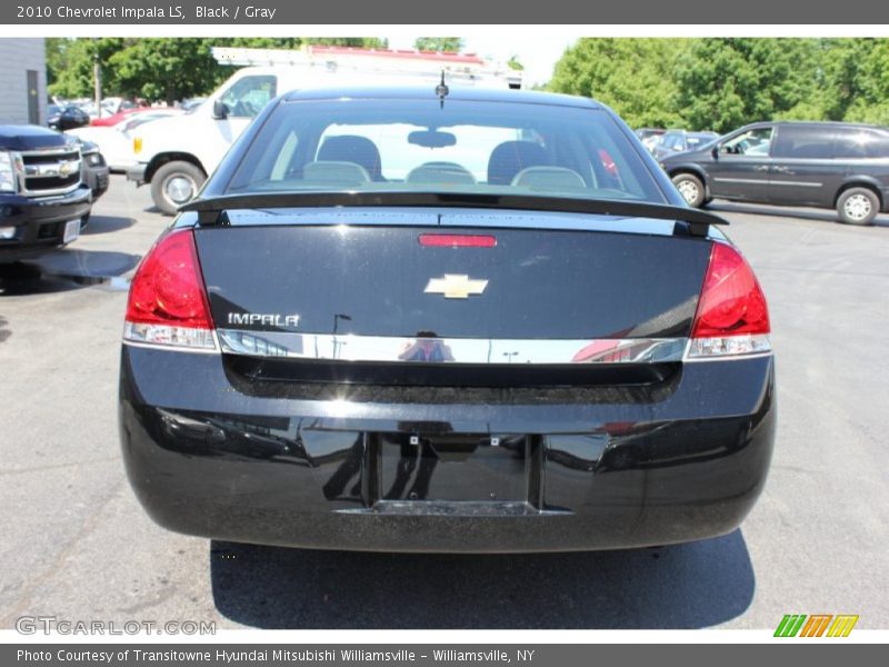 Black / Gray 2010 Chevrolet Impala LS