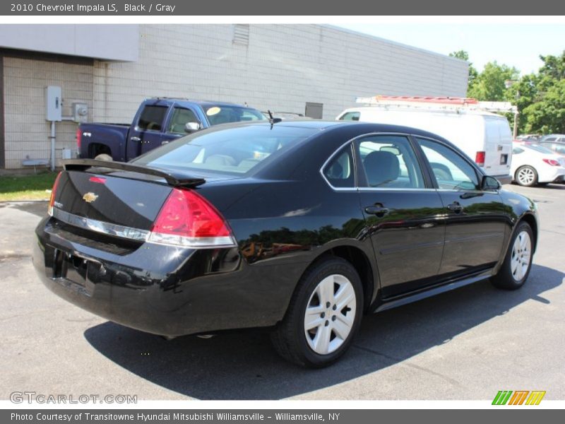 Black / Gray 2010 Chevrolet Impala LS