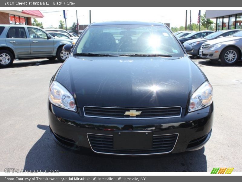 Black / Gray 2010 Chevrolet Impala LS