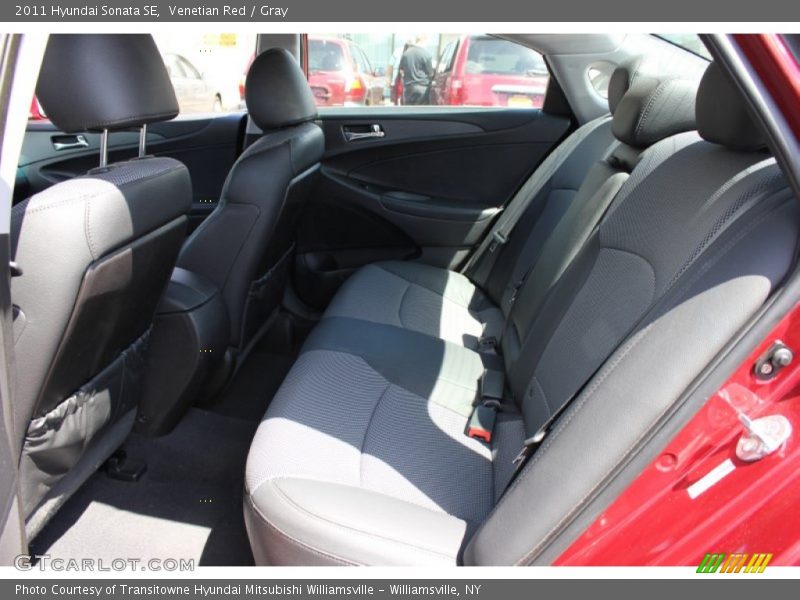 Venetian Red / Gray 2011 Hyundai Sonata SE