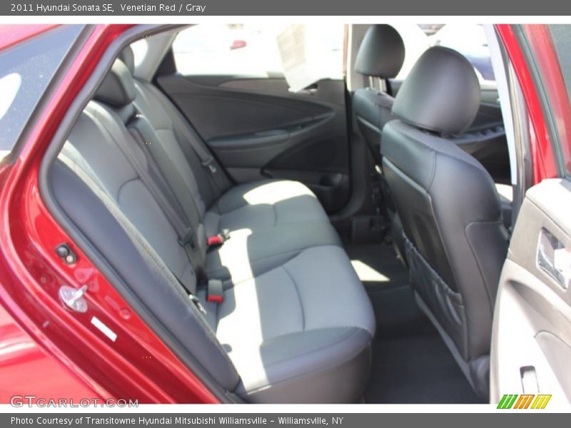 Venetian Red / Gray 2011 Hyundai Sonata SE