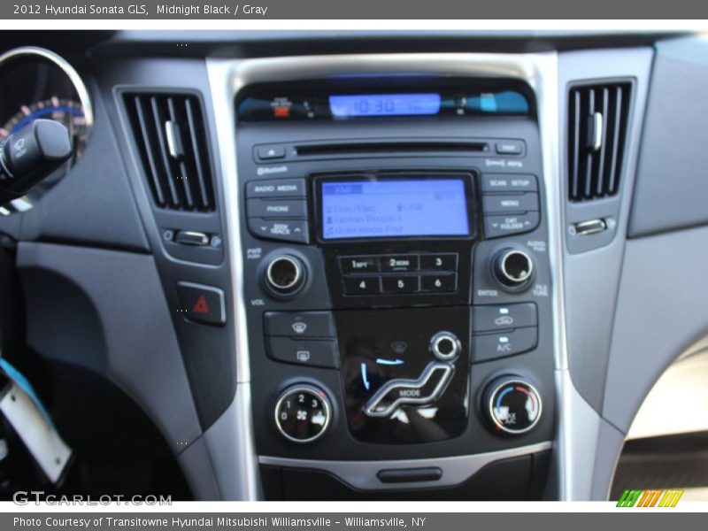 Midnight Black / Gray 2012 Hyundai Sonata GLS