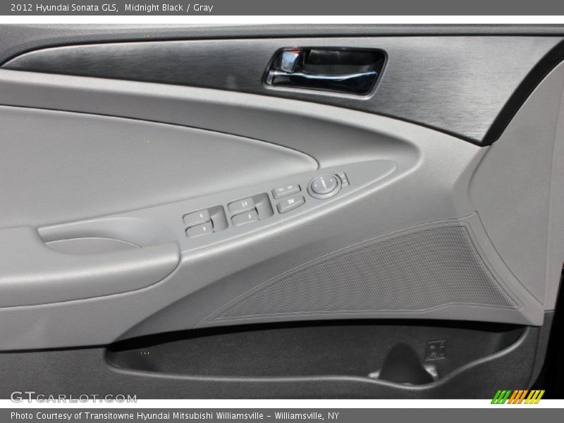 Midnight Black / Gray 2012 Hyundai Sonata GLS