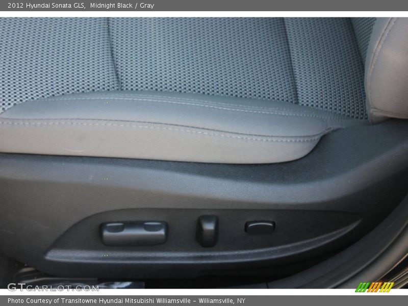 Midnight Black / Gray 2012 Hyundai Sonata GLS
