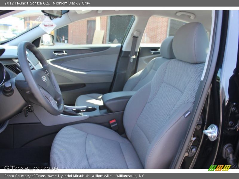 Midnight Black / Gray 2012 Hyundai Sonata GLS