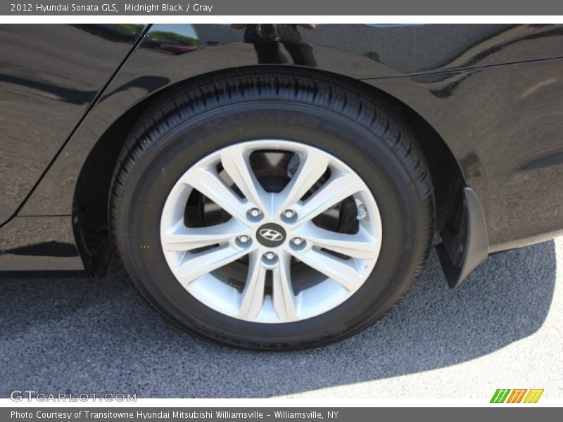 Midnight Black / Gray 2012 Hyundai Sonata GLS