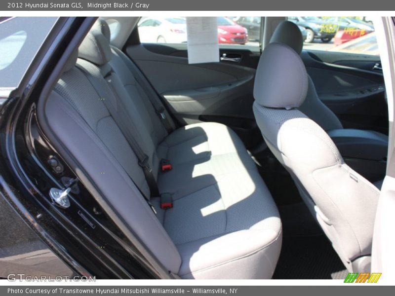 Midnight Black / Gray 2012 Hyundai Sonata GLS