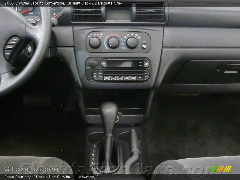 Brilliant Black / Dark Slate Gray 2005 Chrysler Sebring Convertible