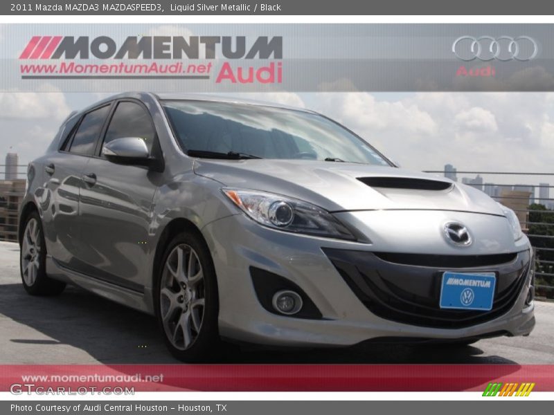 Liquid Silver Metallic / Black 2011 Mazda MAZDA3 MAZDASPEED3