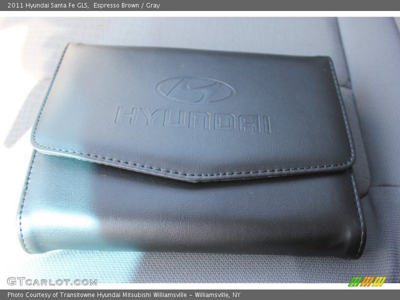 Espresso Brown / Gray 2011 Hyundai Santa Fe GLS