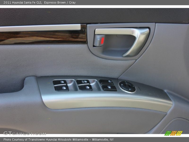 Espresso Brown / Gray 2011 Hyundai Santa Fe GLS
