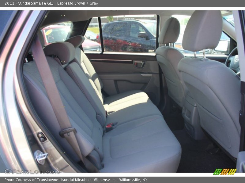 Espresso Brown / Gray 2011 Hyundai Santa Fe GLS