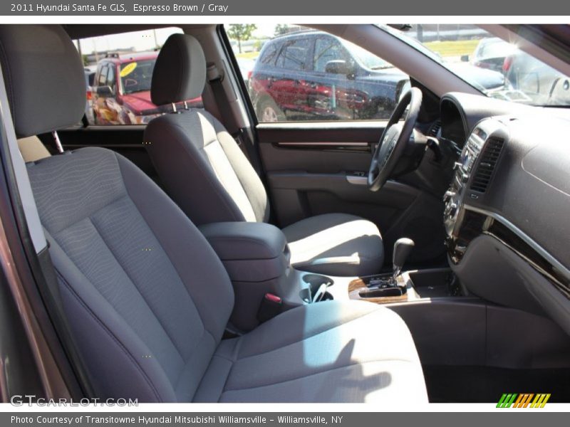 Espresso Brown / Gray 2011 Hyundai Santa Fe GLS
