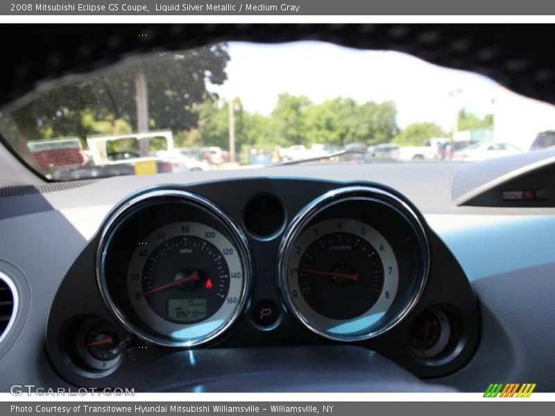 Liquid Silver Metallic / Medium Gray 2008 Mitsubishi Eclipse GS Coupe