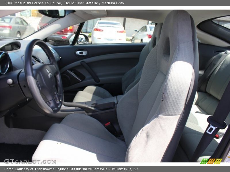 Liquid Silver Metallic / Medium Gray 2008 Mitsubishi Eclipse GS Coupe