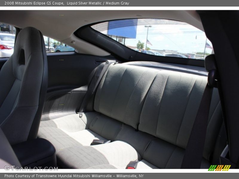 Liquid Silver Metallic / Medium Gray 2008 Mitsubishi Eclipse GS Coupe