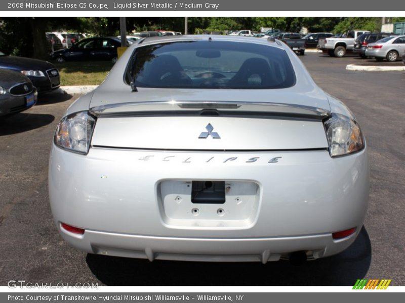 Liquid Silver Metallic / Medium Gray 2008 Mitsubishi Eclipse GS Coupe