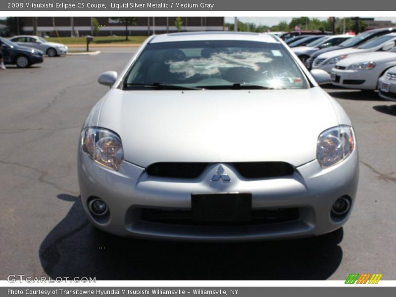 Liquid Silver Metallic / Medium Gray 2008 Mitsubishi Eclipse GS Coupe