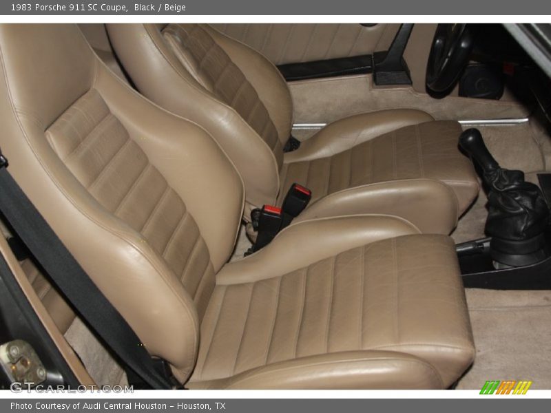 Black / Beige 1983 Porsche 911 SC Coupe