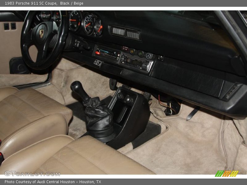 Black / Beige 1983 Porsche 911 SC Coupe