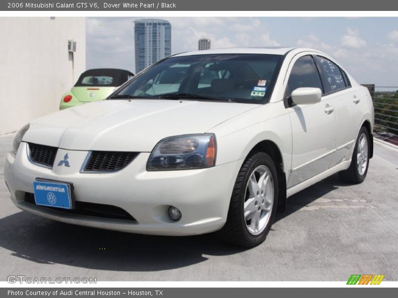 Dover White Pearl / Black 2006 Mitsubishi Galant GTS V6