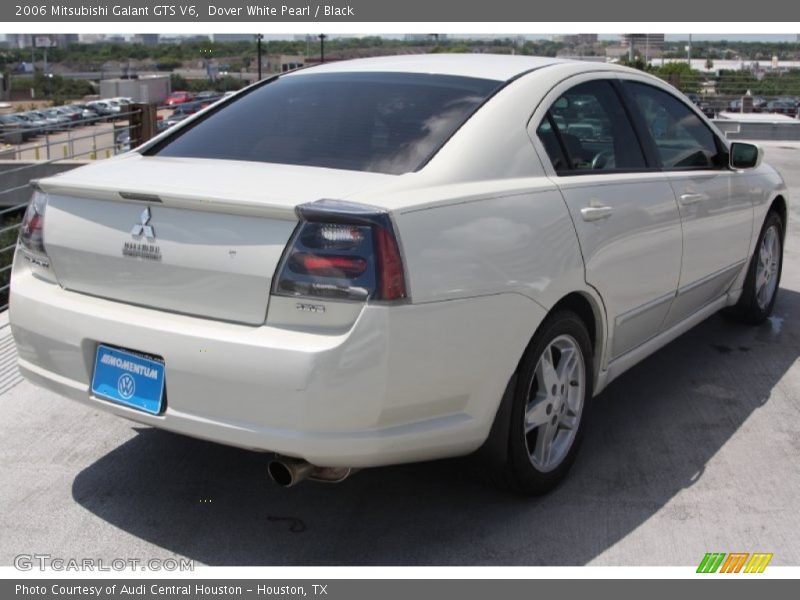 Dover White Pearl / Black 2006 Mitsubishi Galant GTS V6