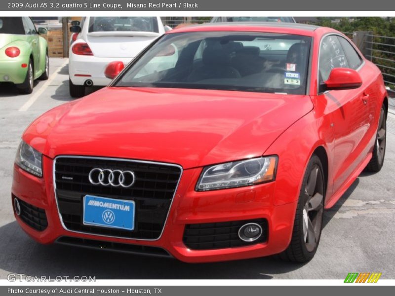 Misano Red Pearl / Black 2009 Audi A5 3.2 quattro S Line Coupe
