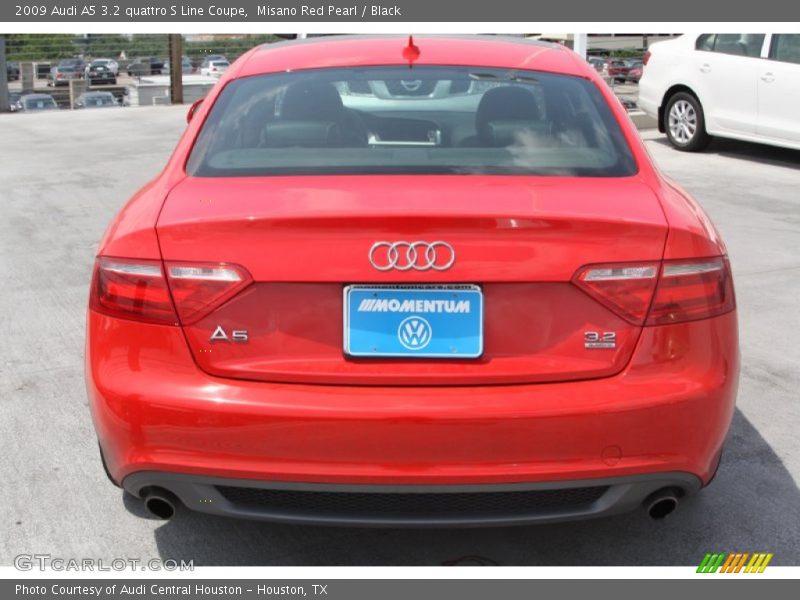 Misano Red Pearl / Black 2009 Audi A5 3.2 quattro S Line Coupe